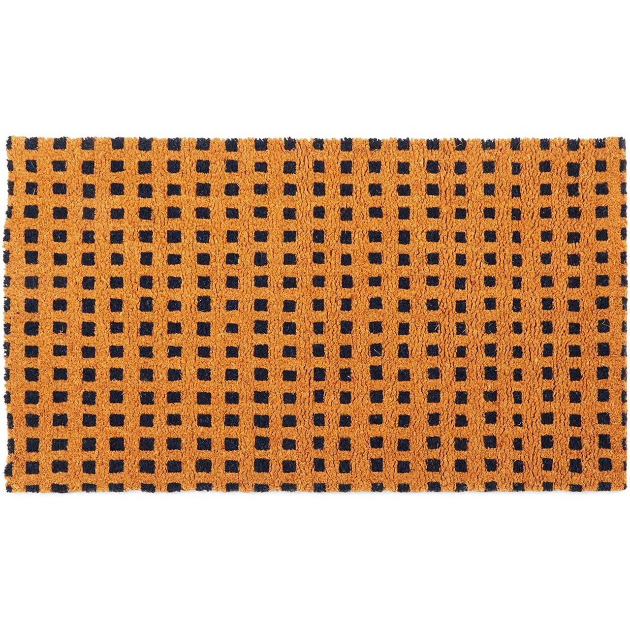 Modern Doormat, Natural Coco Coir Outdoor Welcome Mat (17 x 30 Inches)